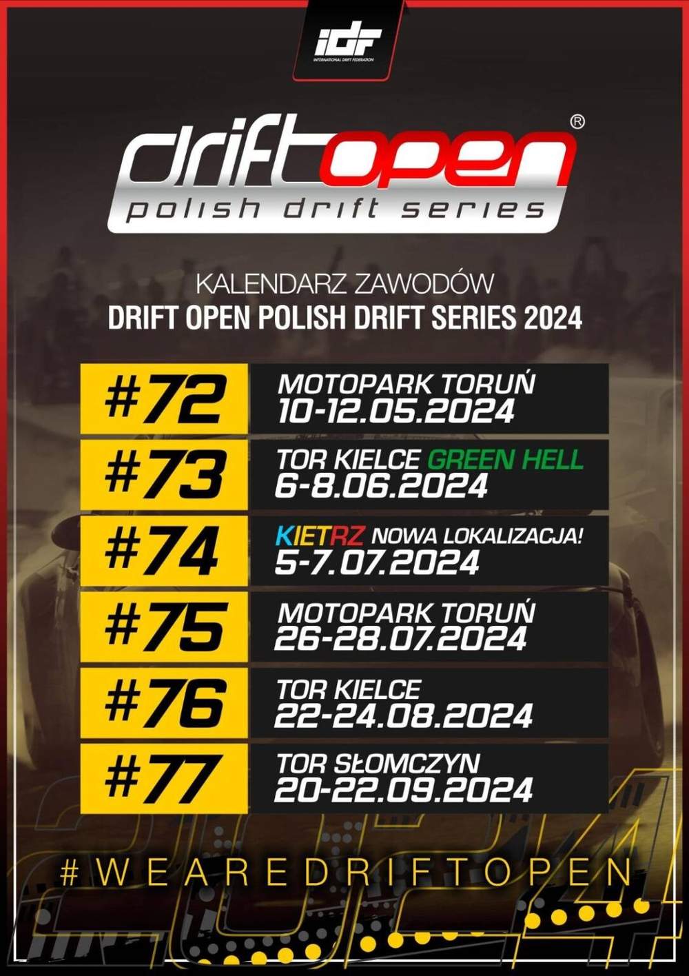 Drift Open 2024 R6 drift.news