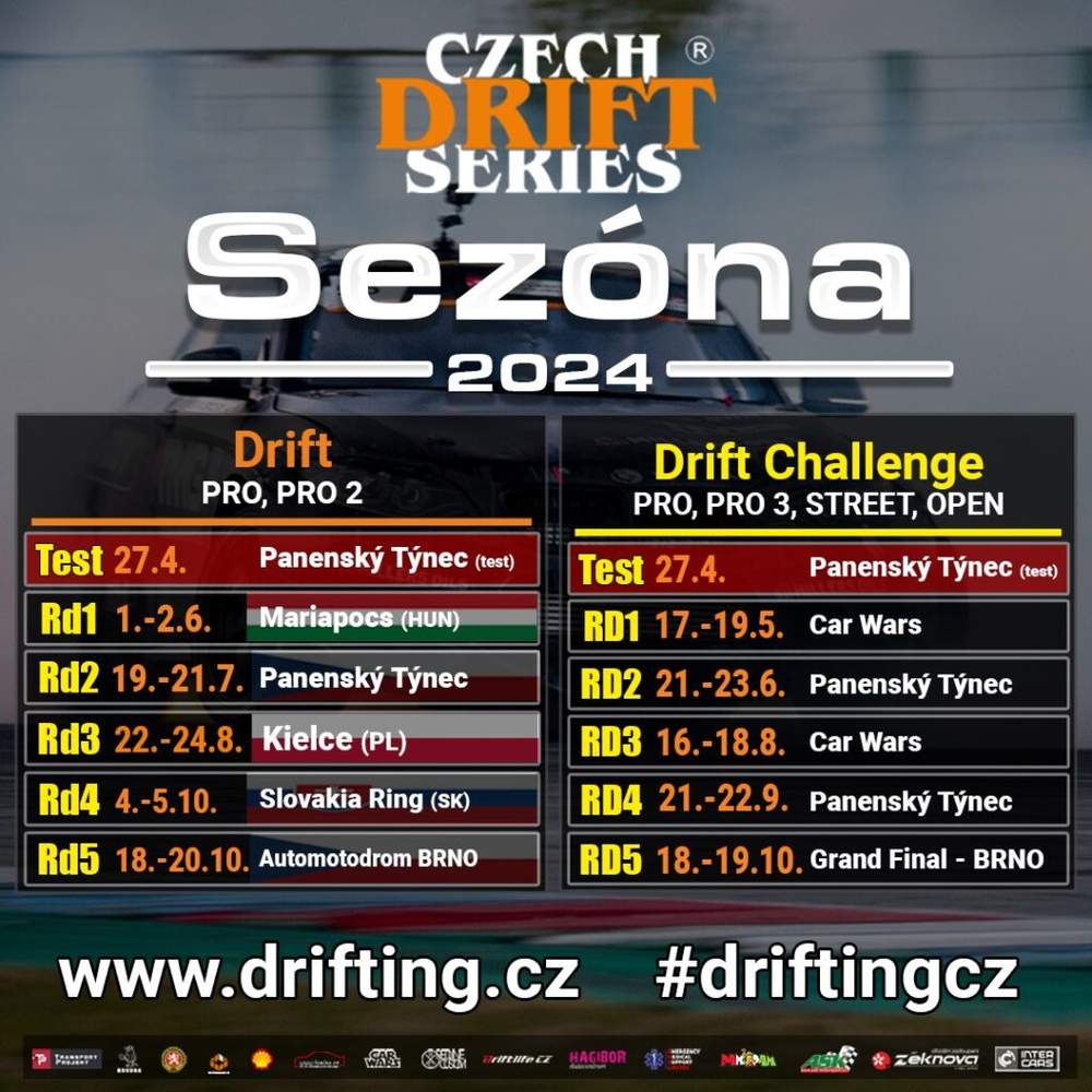 Czech Drift Series announced 2024 dates drift.news